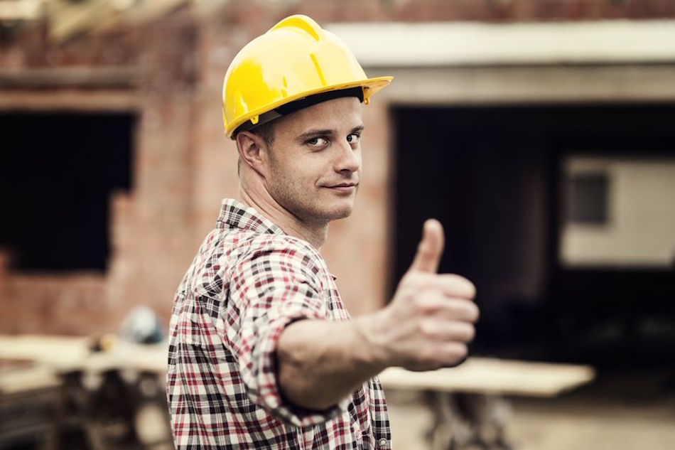 Tradie thumbs up